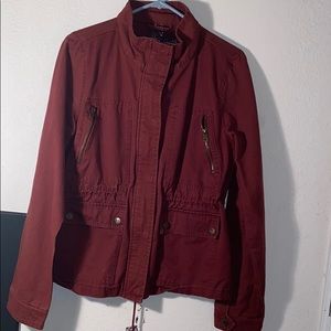 Burgundy jacket
